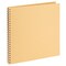 12x12 Album for Scrapbooking Hardcover, Kraft Paper Material Spiral Bound Sketchbook for Drawing, Writing, Arts and Crafts Projects, Home, Office, School (40 Sheets Total)
